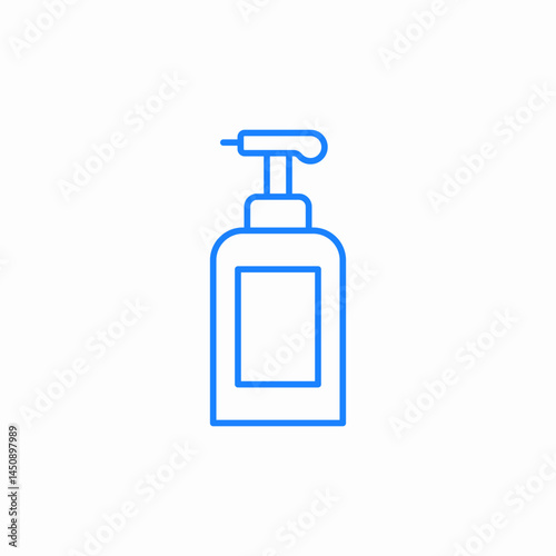 liquid soap icon sign vector