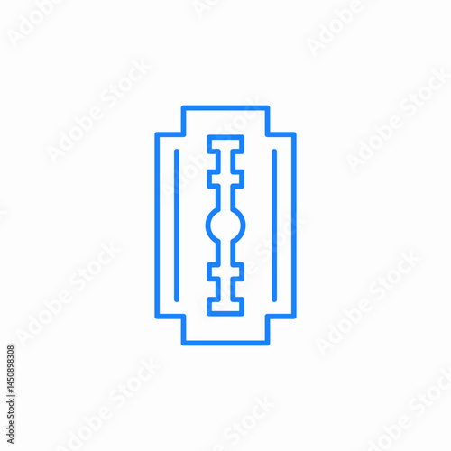 razor blade icon sign vector
