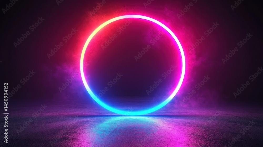 Neon Circle Portal Neon Circle Portal