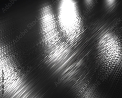 Brushed metal texture, light reflections