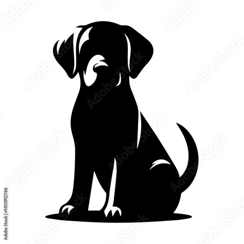 Dog silhouette bundle vector design