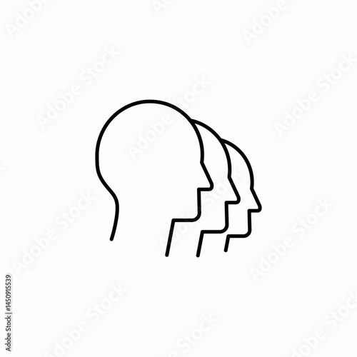 group of people icon sign vector