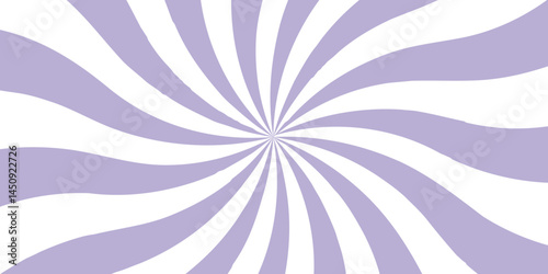 Abstract Twisted sunburst with rays Background. Candy geometric radiation background. Vector spiral wavy lines, sweet lollipop candy, fruit yogurt or marshmallow. cartoon style, sunlight, sunburst.