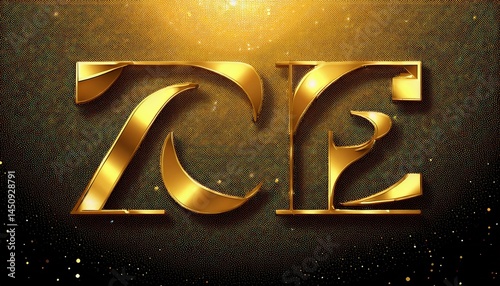 luxury gold 3d text effect or typography with shiny metal glitter or sparkle and royal background retro golden letter or typo mockup with halftone editable gold text as social media business symbol