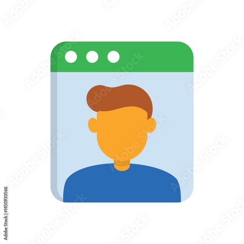 Blogger Vector icon