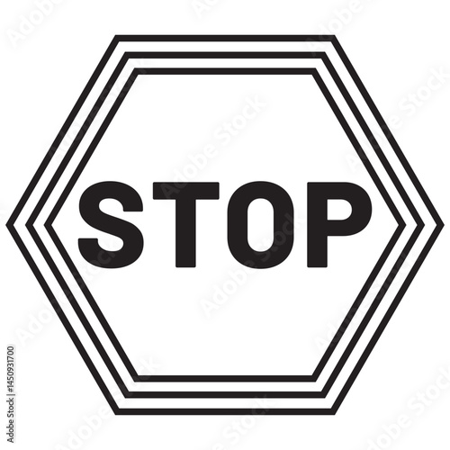 Stop icon vector illustration. stop road sign. hand stop sign and symbol. Do not enter stop red sign with hand