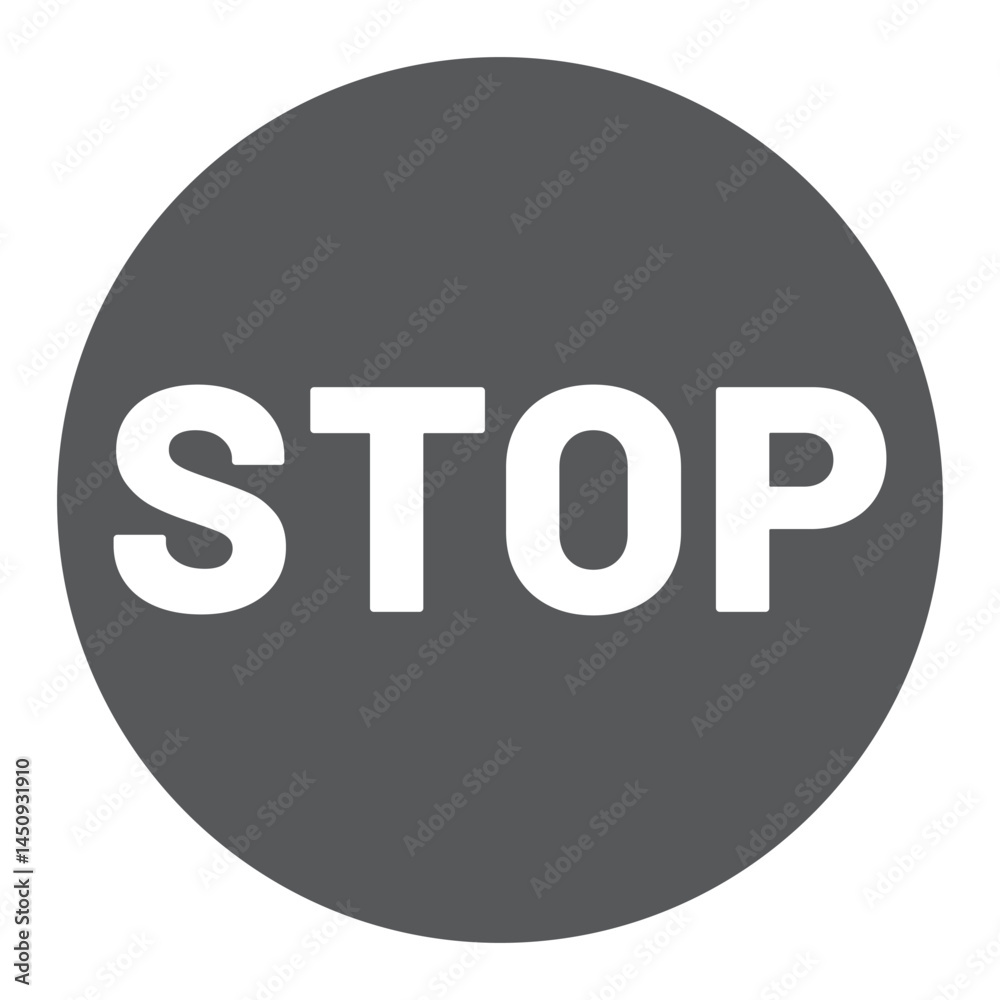 Set stop red sign icon with white hand, do not enter. Warning stop sign. Safety visual, symbol with white hand, traffic sign, red traffic, forbidden sticker, notify driver, road sign