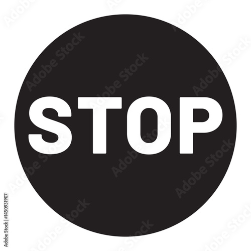Set stop red sign icon with white hand, do not enter. Warning stop sign. Safety visual, symbol with white hand, traffic sign, red traffic, forbidden sticker, notify driver, road sign