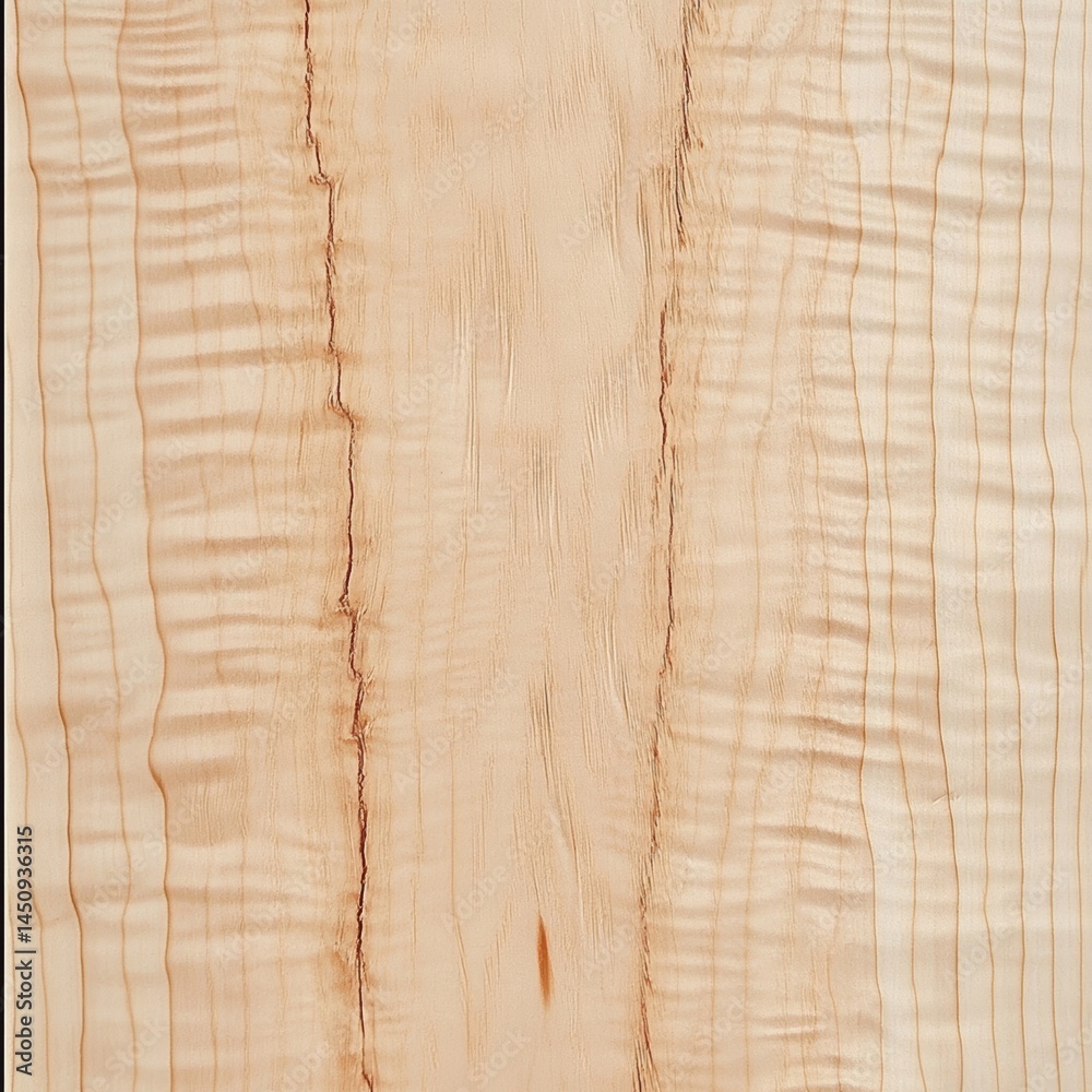 Fototapeta premium Close-up of Curly Wood Grain Texture