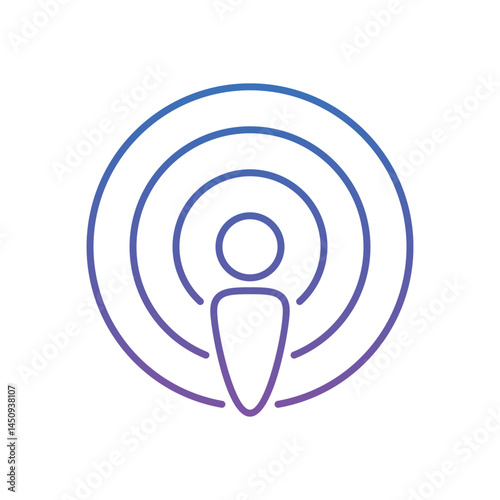 Podcast Vector icon