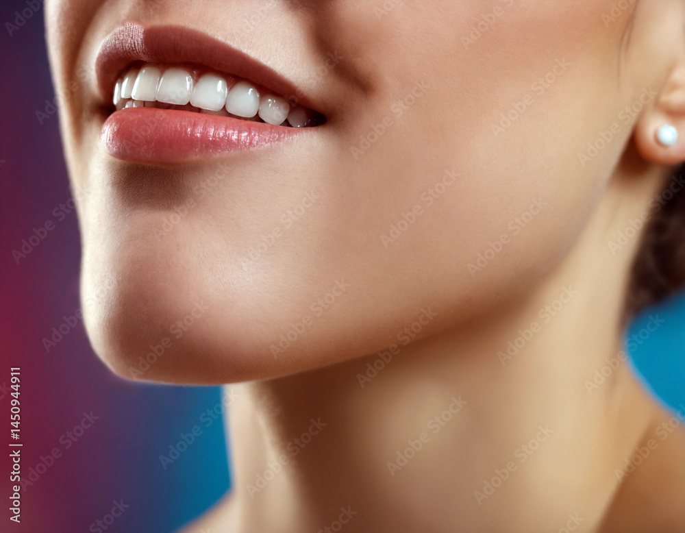 Fototapeta premium .Graphic image of a person teeth.