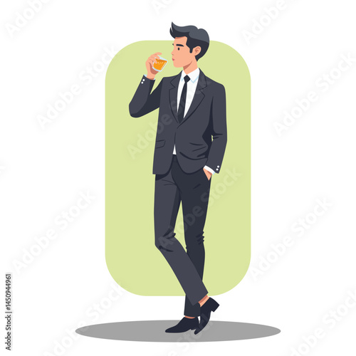 Business Person Beer Glass Relaxation