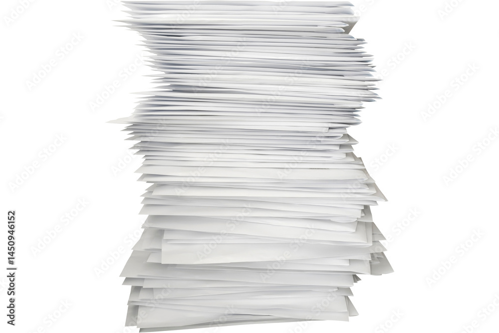 A colorful stack of old paper literature and business documents forms a knowledge heap A colorful stack of old paper literature and business documents forms a knowledge heap