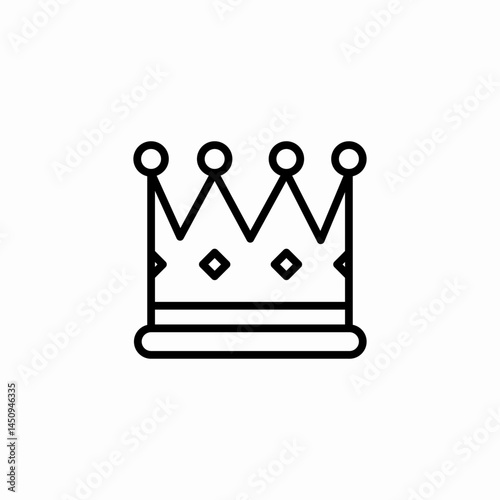 crown party icon sign vector