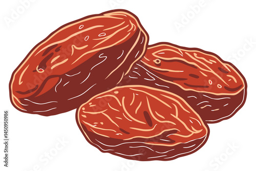 11 Dried raisins, macro photography, vibrant red color, wrinkled texture, shiny surface, isolated on white background, high detail, soft lighting, food photography, glossy appearance, transparent high