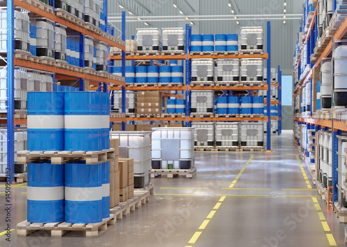 Interior of a modern indust...