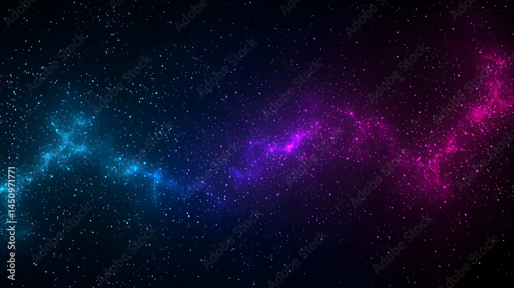 Naklejka premium Abstract Colorful Space Nebula Background