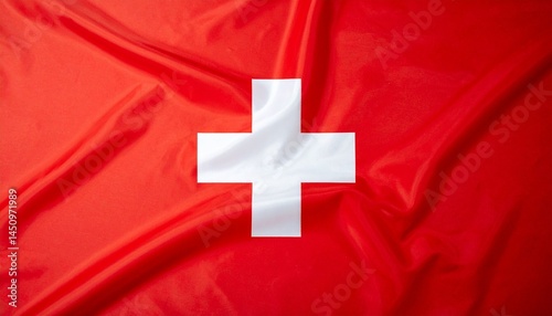 Fotografie waving flag of switzerland