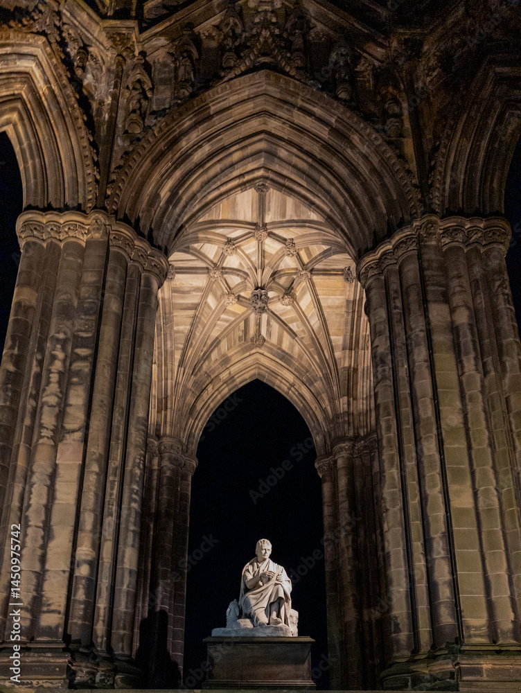 Scott Monument. Edinburgh, Scotland, United Kingdom