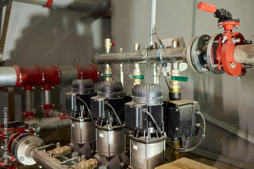 An Industrial Pump System designed for effective Fluid Management and Control implementation