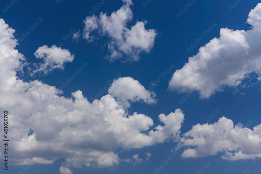 Obraz premium blue sky with clouds