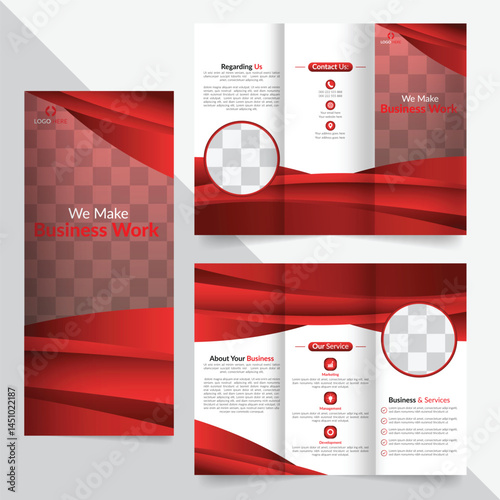 Professional Trifold Corporate Brochure Design