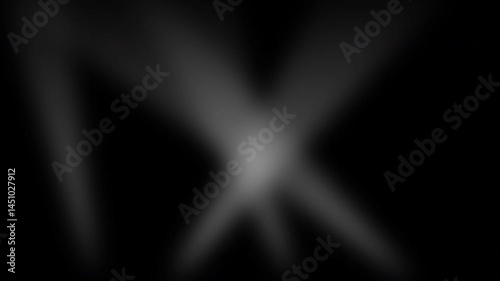 Four searchlights sweeping spotlight with black background that can be removed using Screen blending mode 4K