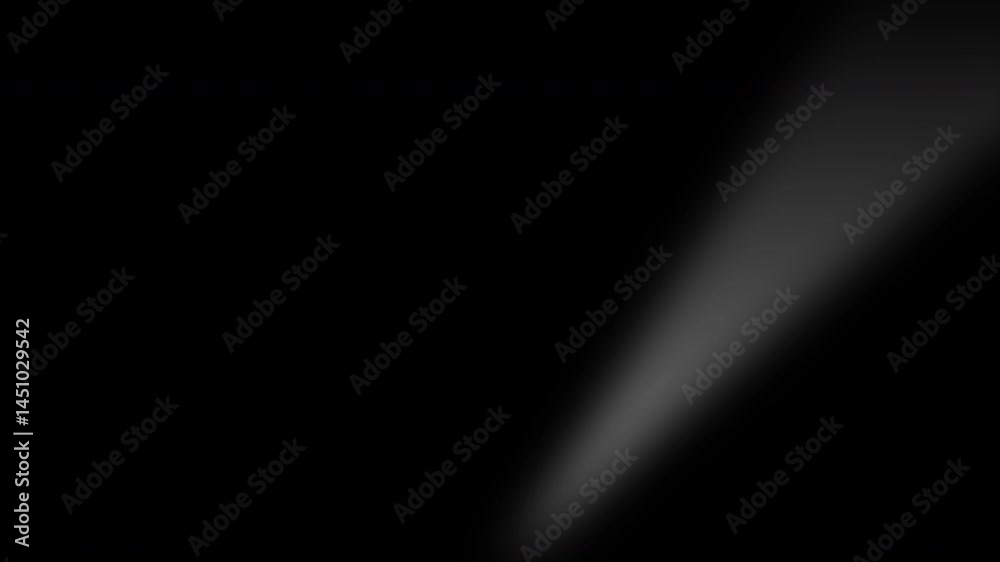 Single searchlight sweeping spotlight with black background that can be removed using Screen blending mode 4K