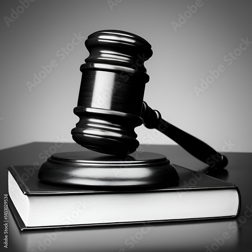 Gavel, symbol of judicial decisions and justice