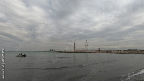 beach and sea