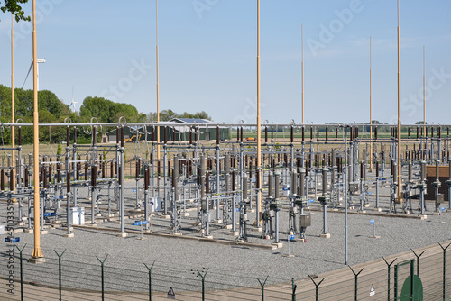 New transformer station for wind and solar park Goeree-Overflakkee