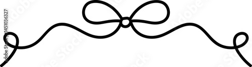 Ribbon Bow Line Divider