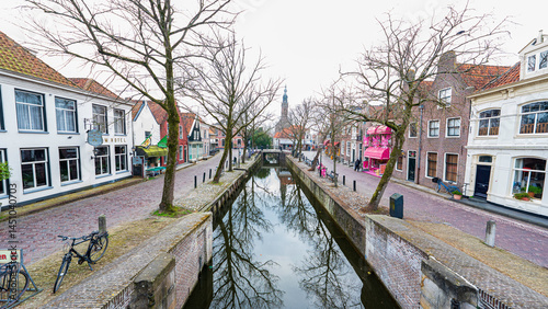 Beautiful view of downtown Edam, North Holland Province, Netherlands