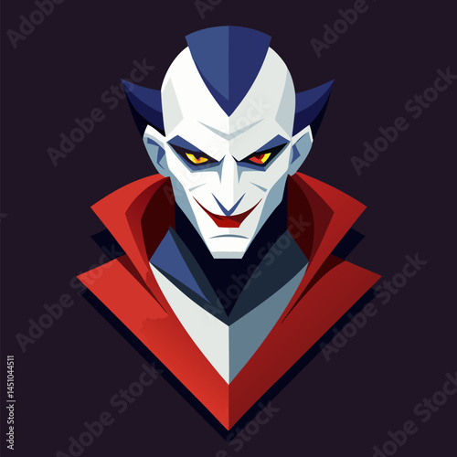 Mysterious Character Portrait: A captivating, artistic representation of a formidable figure. This stylized portrayal emanates an air of intrigue and mystery.