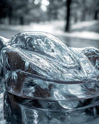 Innovative car engineering blueprint high resolution picture