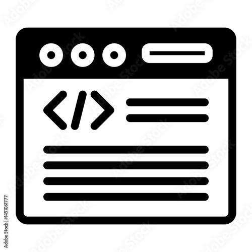 Web Programming Icon # Learning Pack # Mixed Style	