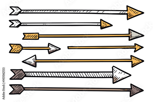 arrows in multiple variations, useful for navigation and design elements arrow icon set