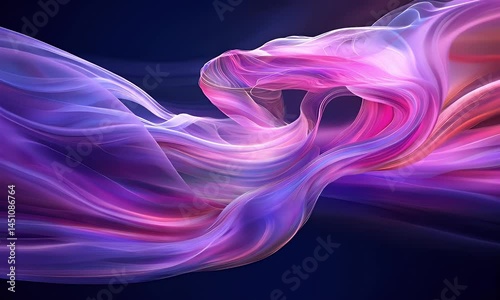 Abstract Fluid Design In Purple And Pink Colors Video Animation with Motion Effect Elements