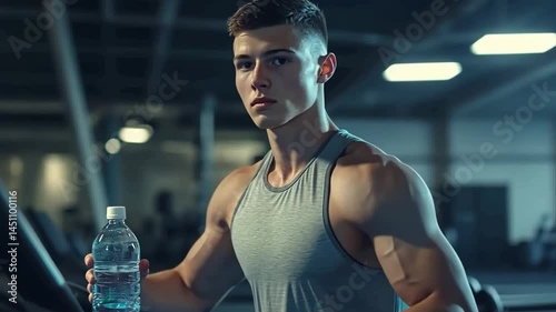 This video features a dedicated athlete in the gym, emphasizing strength and style. Ideal for fitness enthusiasts seeking motivation and workout ideas. AI