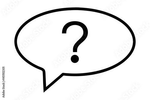 Question Mark in Speech Bubble