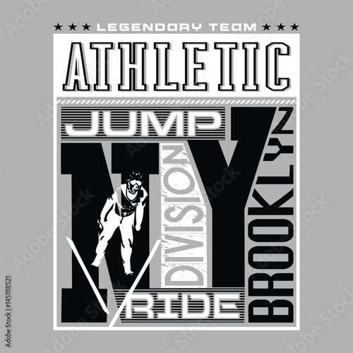 Dynamic vector typography design inspired by sky athletic sports, featuring uplifting slogans and motivational words that emphasize strength, freedom, determination, and the pursuit of greatness throu