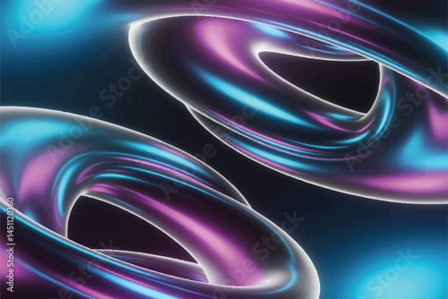 3D Liquid Holographic eps background