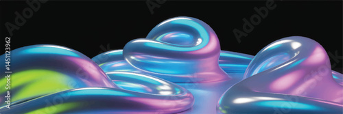 3D Liquid Holographic eps background