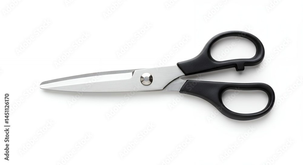 Professional kitchen shears against white background Professional kitchen shears against white background
