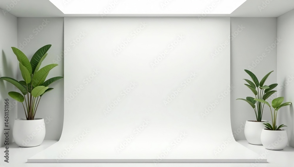 Clean, pristine white backdrop, ideal for product display , template, texture Clean, pristine white backdrop, ideal for product display , template, texture