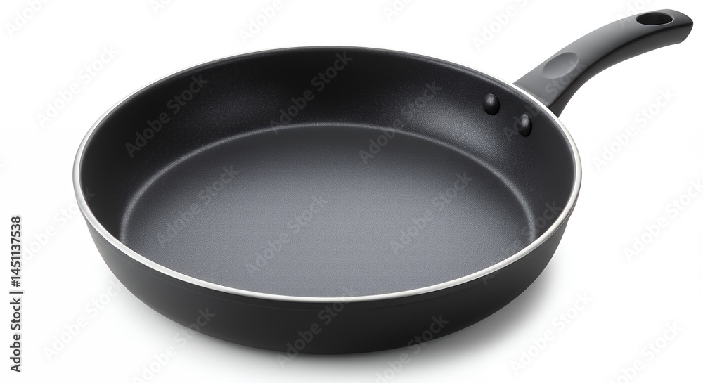 Black frying pan cooking utensil Black frying pan cooking utensil