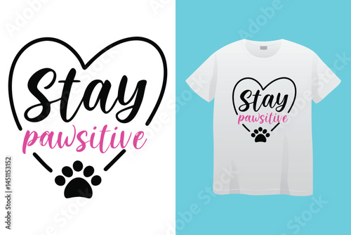 Stay positive work hard make it happen slogan abstract painting typography motivational quotes t-shirt design