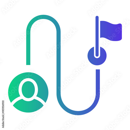 journey Gradient icon