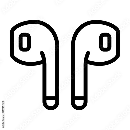 earbuds Line Icon