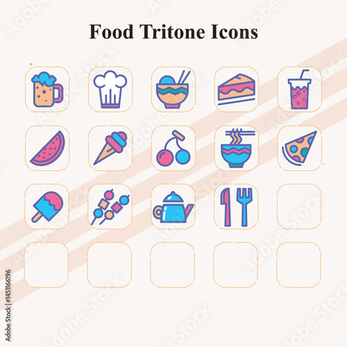 Food Tritone Icons